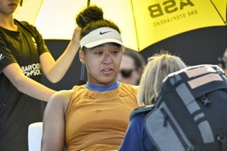 Naomi Osaka a été contrainte à l'abandon en finale à Auckland KEYSTONE/AP/Alan Lee